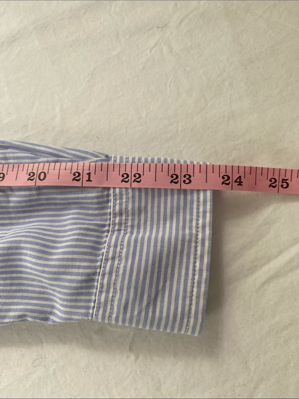 Denim & Supply Ralph Lauren Light Blue Pinstripe Button-Down Shirt - Picture 6 of 8